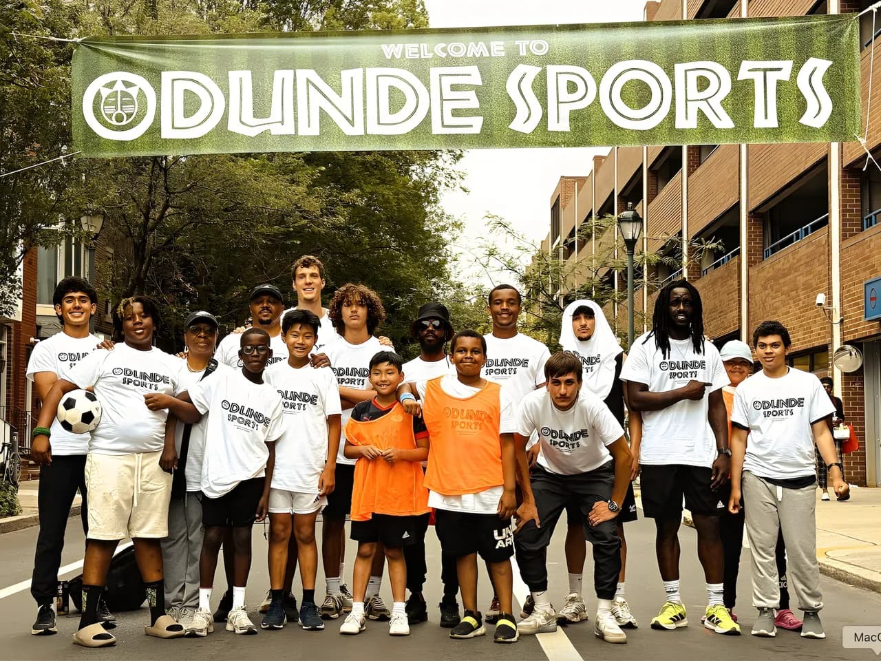 ODUNDE Sports Zone team group photo